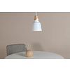 ebuy24 Rigel verlichting hanglamp Ã˜16cm aluminum wit, hout.