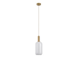 ebuy24 Chelsea lamp hanglamp 13x41x13cm wit glas.