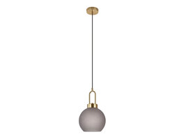 ebuy24 Luton lamp hanglamp Ã˜25cm rookkleurig glas.