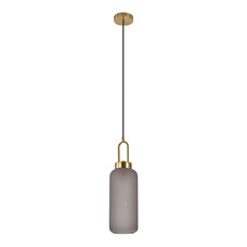 ebuy24 Luton lamp hanglamp Ã˜13cm rookkleurig glas.