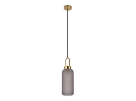 ebuy24 Luton lamp hanglamp Ø13cm rookkleurig glas.