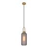 ebuy24 Luton lamp hanglamp Ã˜13cm rookkleurig glas.