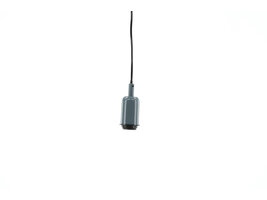 ebuy24 Hang verlichting hanglamp 10x10x120cm staal grijs, zwart.