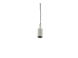 ebuy24 Hang verlichting hanglamp 10x10x120cm staal beige, zwart.