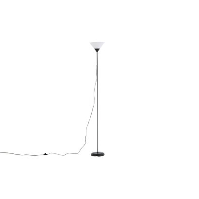 ebuy24 Batang verlichting vloerlamp 25,4x25,4x178cm plastic zwart, wit.