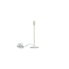ebuy24 Dasir verlichting tafellamp 12x12x42,4cm  wit.