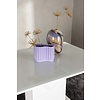 ebuy24 Pluto eetkamertafel 90x120cm, glas uittrekbaar met extra plaat wit.