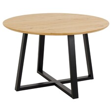 ebuy24 Mary eetkamertafel Ø120cm eik decor.