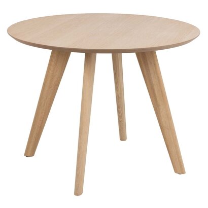 ebuy24 Trice eetkamertafel Ã˜100cm eikenfineer.