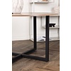 ebuy24 Durango eetkamertafel Ã˜120cm okkernoot decor.