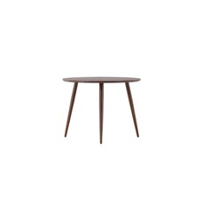 ebuy24 Sanford eetkamertafel Ã˜100cm bruin.