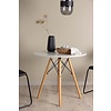 ebuy24 Danburi eetkamertafel Ã˜60cm wit.