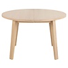 ebuy24 Arise eetkamertafel Ã˜120cm voorbereid voor extra platen eikenfineer.