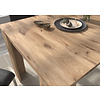 ebuy24 Titan eetkamertafel 160/200 cm met extra plaat eik decor.