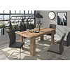 ebuy24 Titan eetkamertafel 160/200 cm met extra plaat eik decor.