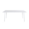 ebuy24 Polar eetkamertafel 90x180cm wit.