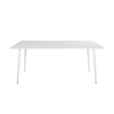 ebuy24 Polar eetkamertafel 90x180cm wit.