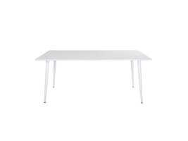 ebuy24 Polar eetkamertafel 90x180cm wit.