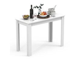 ebuy24 Esal110 eetkamertafel wit.