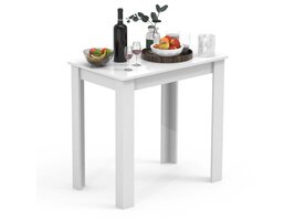 ebuy24 Esal80 eetkamertafel wit.