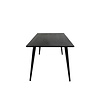 ebuy24 Dipp eetkamertafel 90x180cm zwart.