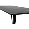 ebuy24 Dipp eetkamertafel 90x180cm zwart.
