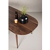 ebuy24 Sanford eetkamertafel 90x180cm bruin.