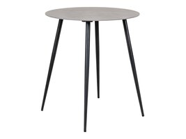 ebuy24 Lazio café tafel  Ø60cm grijs.