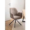ebuy24 Atilla eetkamerstoel met armleuningen beige.