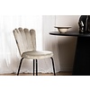 ebuy24 Limhamn eetkamerstoel velours beige.