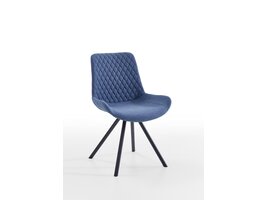 ebuy24 Meran eetkamerstoel blauw.