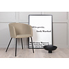 ebuy24 Berit eetkamerstoel met armleuningen beige.