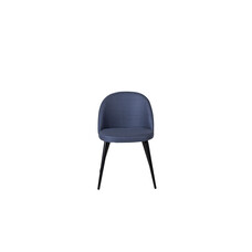 ebuy24 Velvet eetkamerstoel blauw.