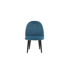 ebuy24 Velvet eetkamerstoel aan kinderen velours blauw.