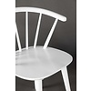 ebuy24 Bobby eetkamerstoel met armleuningen hout wit.