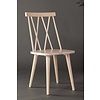 ebuy24 Mariette eetkamerstoel hout whitewash.