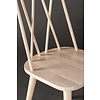 ebuy24 Mariette eetkamerstoel hout whitewash.