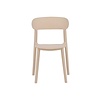 ebuy24 Ã…stol eetkamerstoel plastic beige.