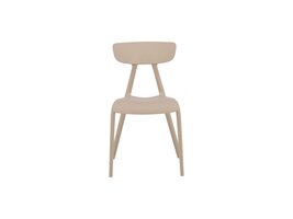 ebuy24 Ursholmen eetkamerstoel plastic beige.