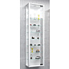 ebuy24 Stano Maxi vitrinekast wandhangend 1 glazen deur met ledlicht om op te hangenwit.