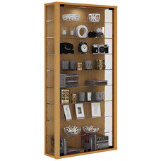 ebuy24 Vitrosa Maxi vitrinekast Wandmodel met 2 glazen deuren 8 glazen plankenBeuken decor.