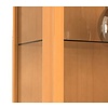 ebuy24 Udina vitrinekast Wandmodel met 2 glazen deuren 2 glazen plankenBeuken decor.