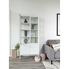 ebuy24 Brisbane vitrinekast 4 deuren wit.