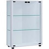 ebuy24 Sintalo vitrinekast 2 glazen deuren wit.