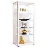 ebuy24 Glasol3 vitrinekast wit.