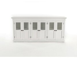 ebuy24 Halifax dressoir 6 deuren wit.