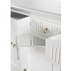 ebuy24 Skansen dressoir 5 deuren, 2 groote 1 klein lade wit.