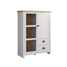 ebuy24 Landside dressoir 2 deuren, 2 laden, grijs.