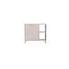 ebuy24 Piring dressoir 2 deuren 1 plank beige.