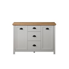 ebuy24 Landside dressoir 2 deuren, 3 laden, grijs.